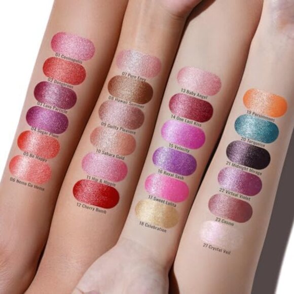 🆕 Metallic Shine Pink Lipstick High Impact Lipcolor Moisturizing Creamy Formula - Picture 8 of 8